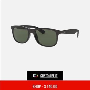Ray Ban Andy Black Sunglasses UniSex